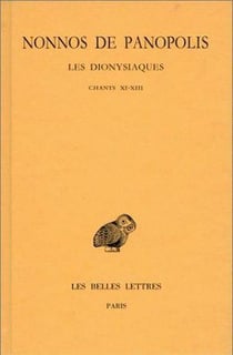 Dionysiaques Tome 5 - chapitre 11-13