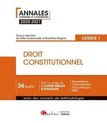 Droit constitutionnel - L1 (édition 2020/2021)