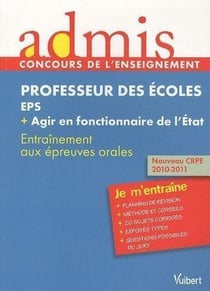 Éducation physique et sportive - agir en fonctionnaire de l'état - entraînement - épreuve orale crpe