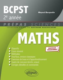 Mathématiques : BCPST 2e année - programme 2022