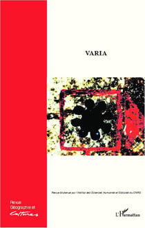 Revue géographie et cultures n.84 : varia
