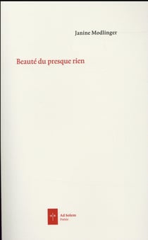 Beauté du presque rien