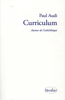 Curriculum - autour de l'esthéthique