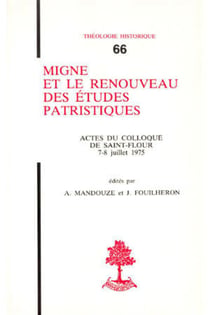 TH n°66 - Migne et le renouveau des études patristique