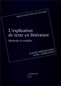 L'explication de texte en littérature