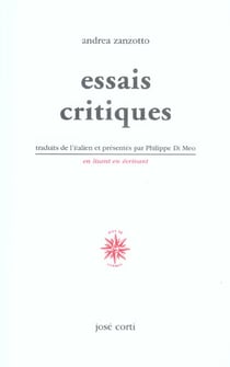 Essais critiques