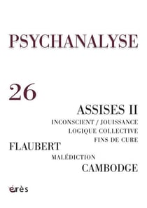Revue psychanalyse n.26 - logique collective - de la jouissance à l'inconscient - fins de cure