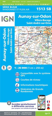 1513Sb Aunay-Sur-Audon/Villers-Bocage/Thury-Harcourt