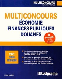 Multiconcours carrières économie, finances publiques, douanes