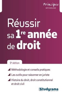 Réussir sa première année de droitn (9e édition)