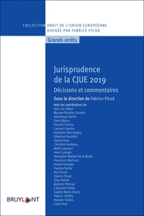 Jurisprudence de la CJUE 2019 - décisions et commentaires