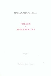 Poemes et apparadoxes - oeuvres n 15
