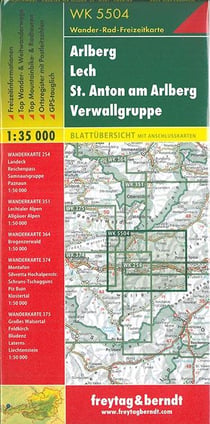 Arlberg-Lech-St Anton-Verwall alps