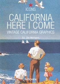California / here i come - vintage graphic designs-trilingue