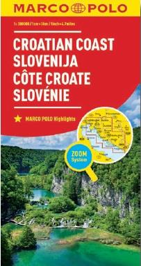 COTE CROATE, SLOVENIE 1 : 300 000