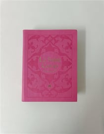 Le Saint Coran - édition bilingue français/arabe ; rose ; dorure