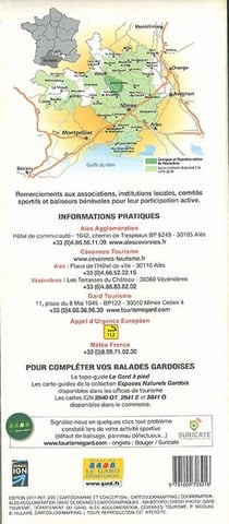 Garrigues et vignobles autour de vezenobres - la régordane et le gardon