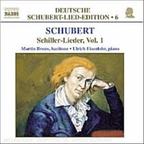 Schubert/schiller-Lieder Vol1