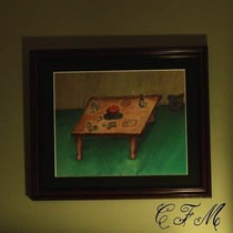 Still life of circus and slime