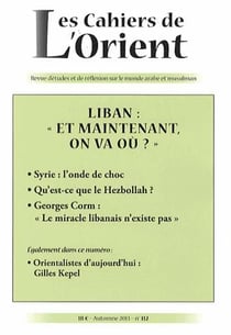 CAHIERS DE L'ORIENT n.112 : Algérie