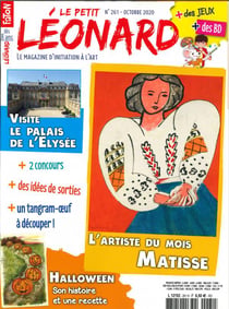 Le petit Léonard n° 261 Matisse - octobre 2020