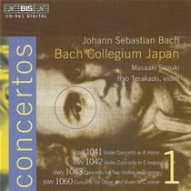 Bach: concertos pour violon /vol.1