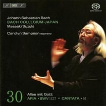 Cantates sacrées /vol.30 bwv 51, 1127 + aria bwv 210