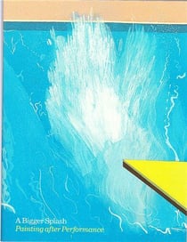 A bigger splash painting after performance