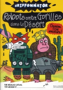 Robots contre gorilles dans le désert