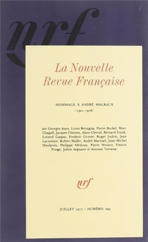 Hommage a andre malraux - (1901-1976)
