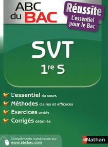 ABC du Bac Tome 150 : sciences et vie de la terre - 1ère S