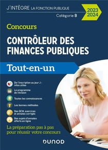 Concours contrôleur des finances publiques - catégorie B - tout-en-un (édition 2023/2024)