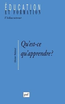 Qu'est-ce qu'apprendre ? (10e édition)