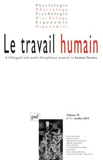 Revue Le travail humain n.78/4 (édition 2015)