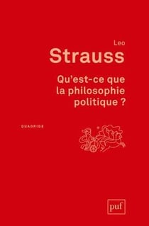 Qu'est-ce que la philosophie politique ? (2e édition)