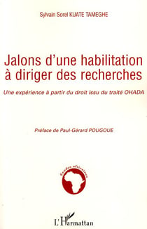 Jalons d'une habilitation à diriger des recherches - une expérience à partir du droit issu du traité OHADA