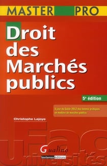 Droit des marchés publics (5e édition)