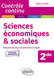 Contrôle continu : sciences économiques et sociales - seconde - nouveaux programmes