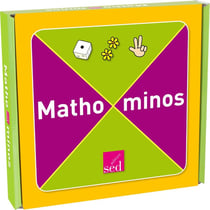 JEUX EDUCATIFS : mathominos - cycle 2 - 4 jeux de cartes - 2 plateaux jeux - 1 notice