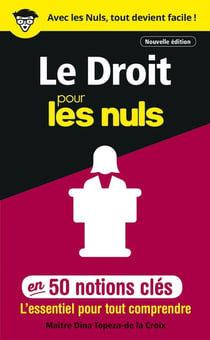 Le droit pour les nuls en 50 notions clés (2e édition)