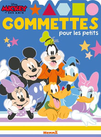 Gommettes pour les petits - mickey et ses amis - mickey et amis fond bleu