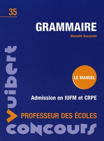 Concours professeur des écoles t.35 - grammaire