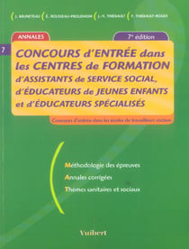 Concours d'entree dans les centres de formation d'assistants de service social, d'educateurs de jeunes enfants et d'educ