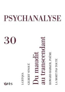 Revue psychanalyse n.30 - du maudit au transcendant