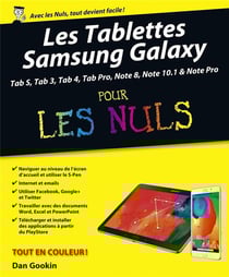 Les tablettes samsung galaxy pour les nuls