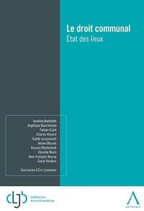 Le droit communal - état des lieux