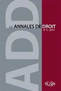 Les Les Annales de droit, n° 5/2011 : N° 5 - 2011