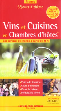 Vins et cuisines en chambres d'hôtes