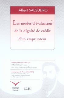Les modes d'évaluation de la dignité de crédit d'un emprunteur