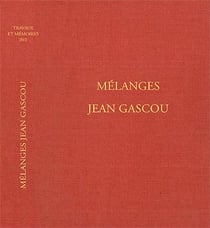 Mélanges Jean Gascou : textes et études papyrologiques (P.Gascou)